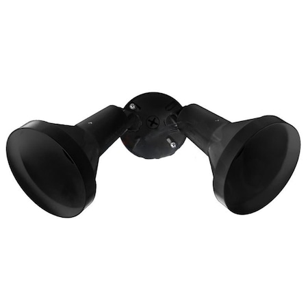 150W Unique Black Double Floodlight Plastic
